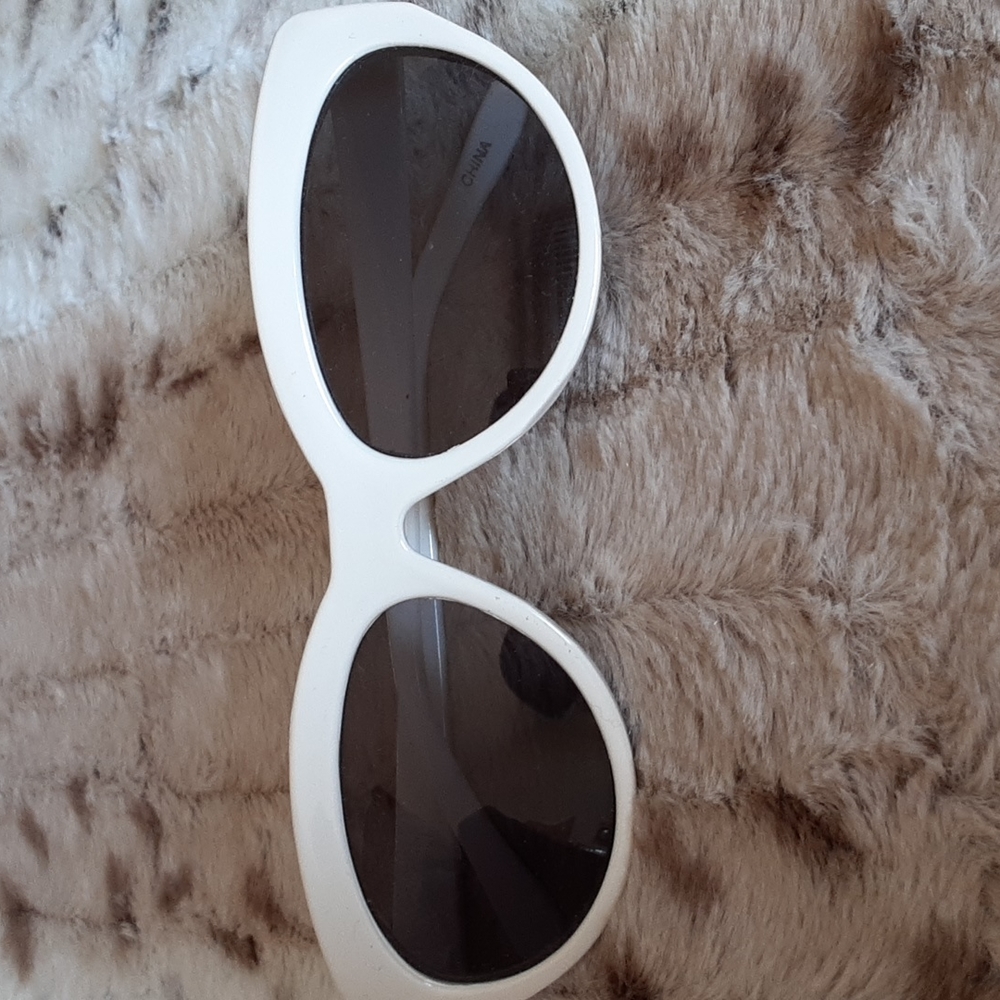White Cat Eye Sunglasses